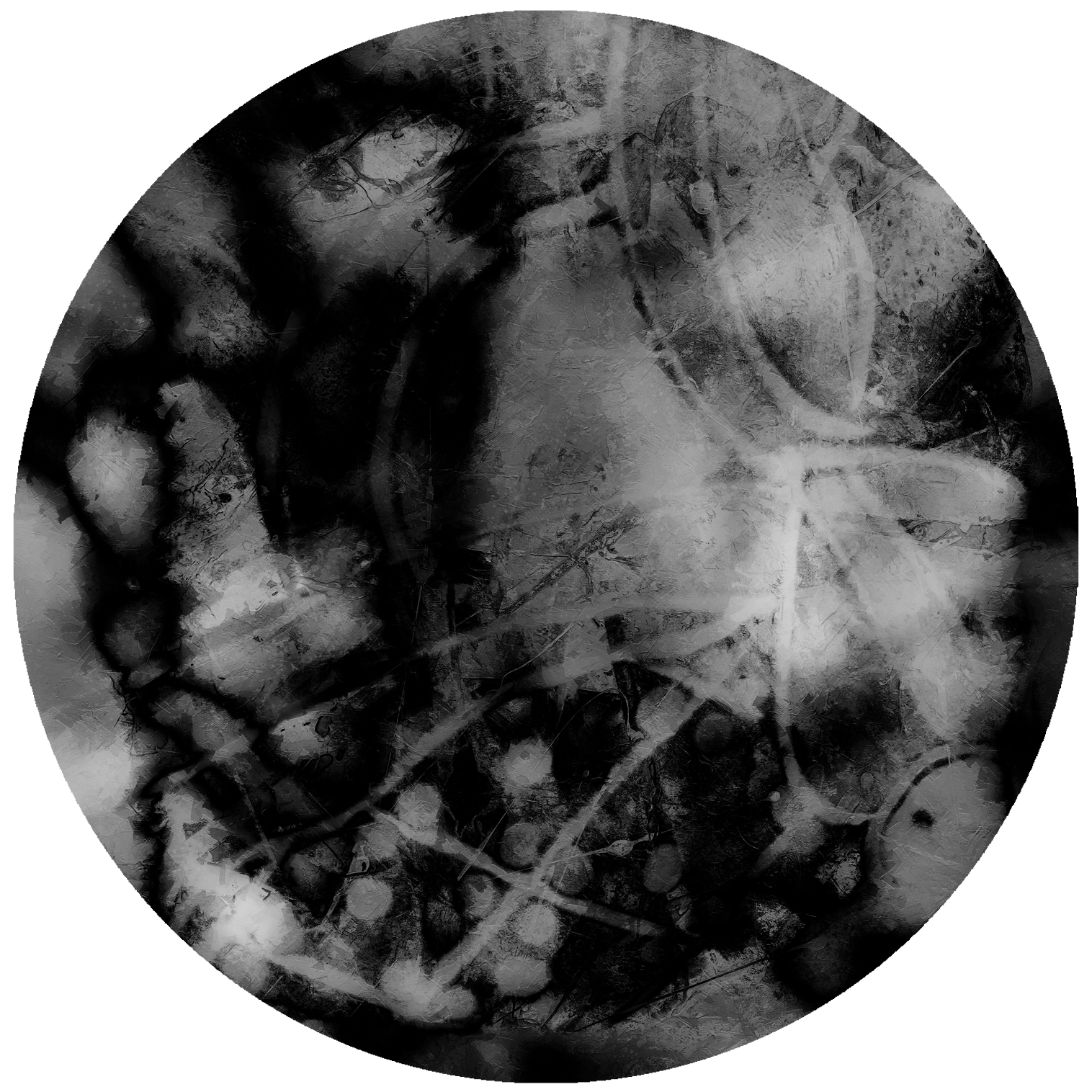 Black and White Abstract Art