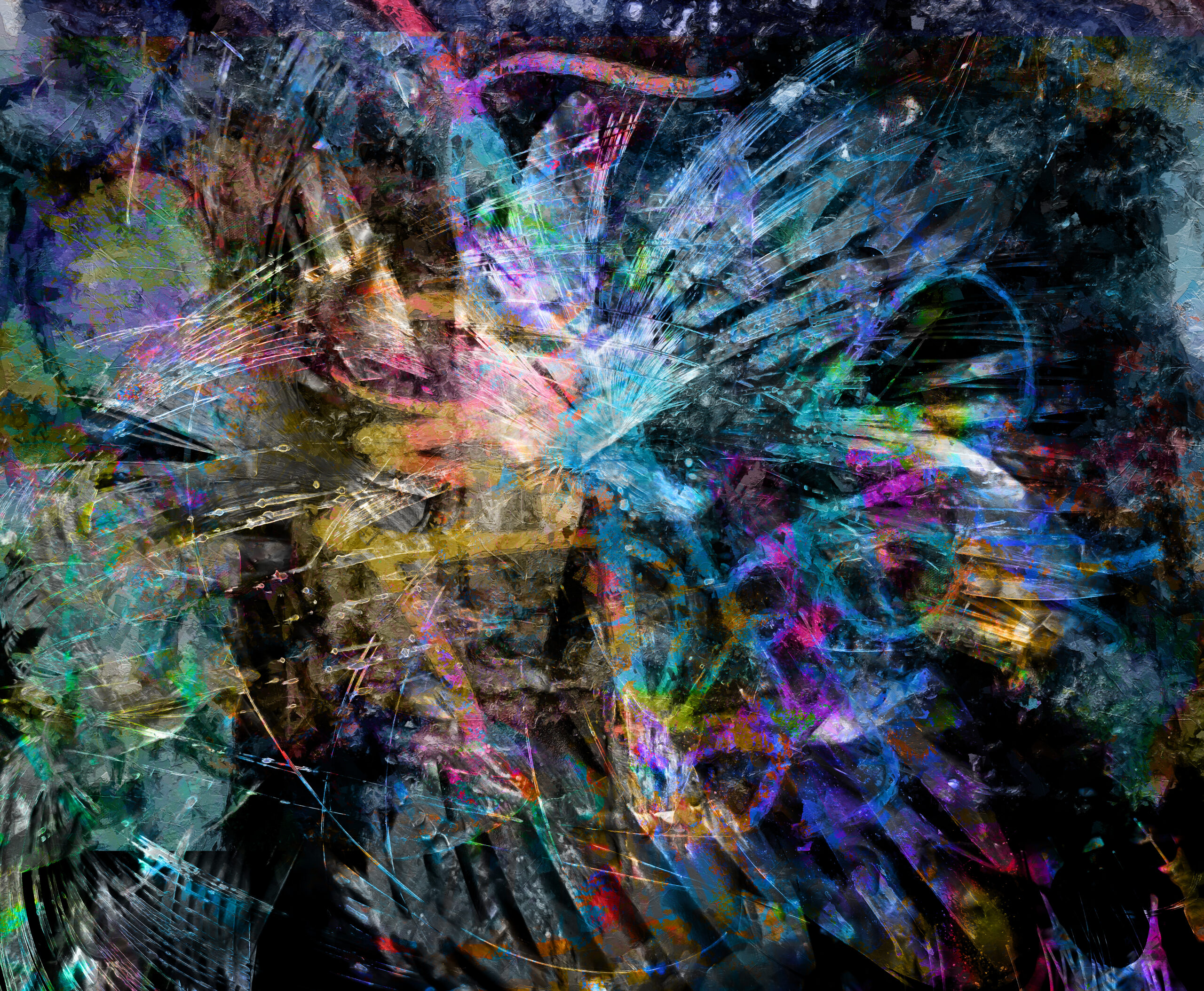 Abstract Art By Michael John Valentine
