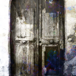 Rhodes Greece Abstract Door Art