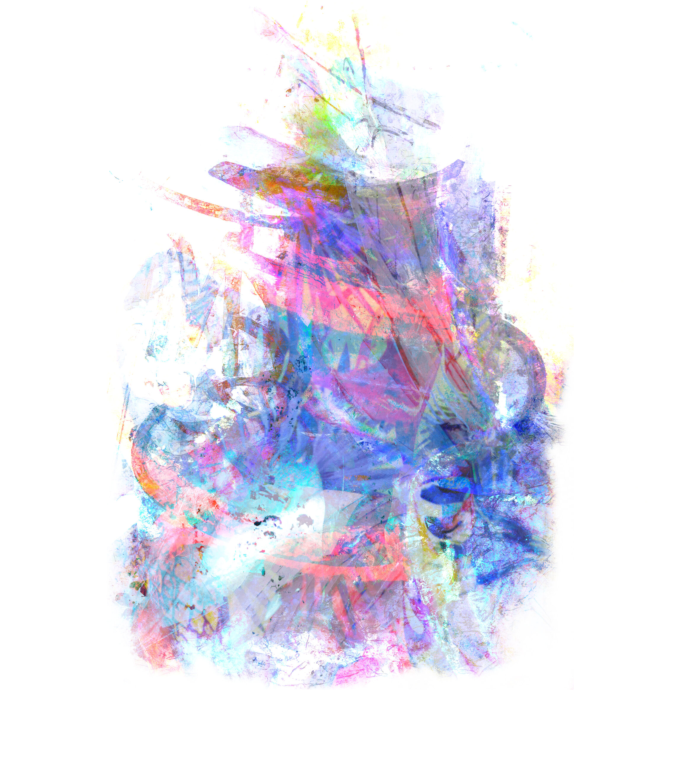 abstract coloring fine art
