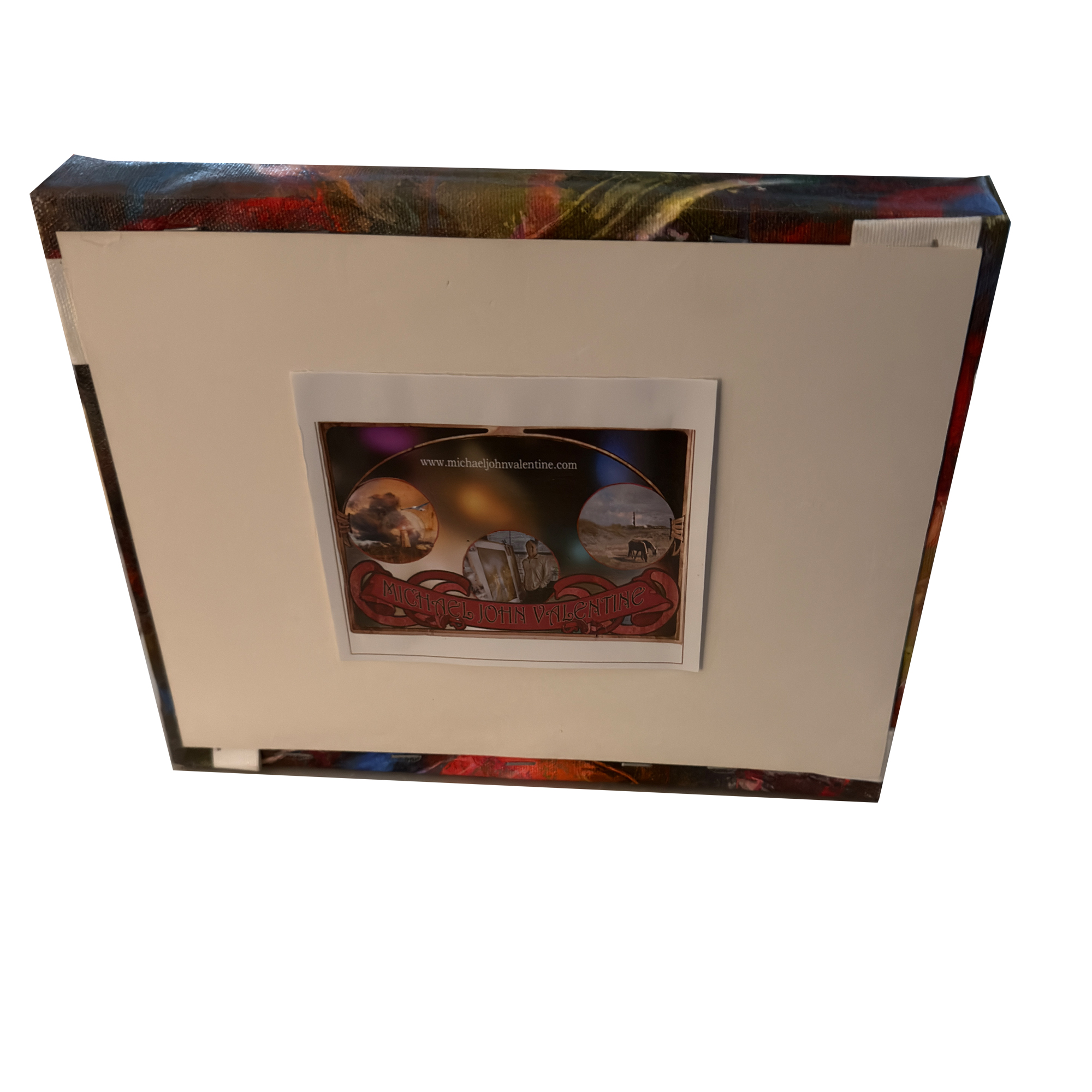 Abstract Flower Power 2 Painting 8 x 10 gallery wrapped - Image 4