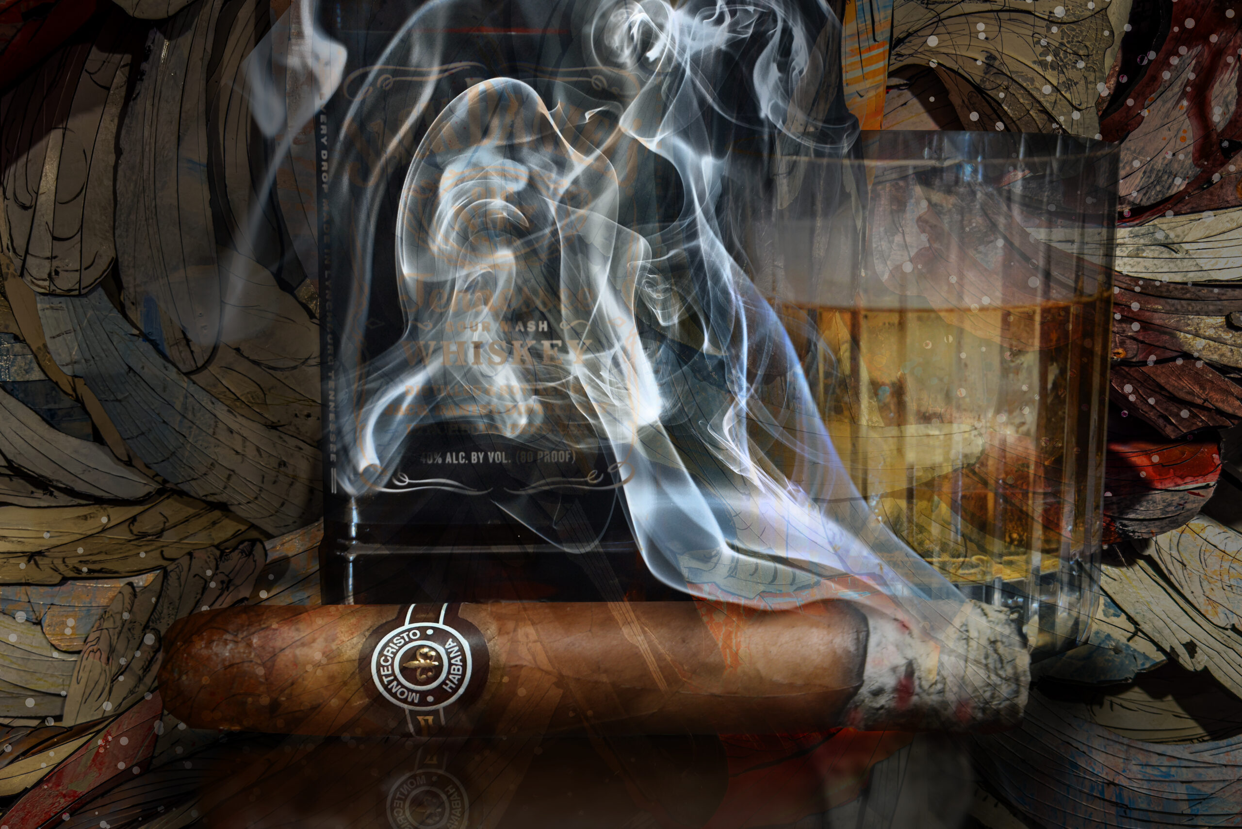 Smoke and Oak Cuban Montecristo Cigar