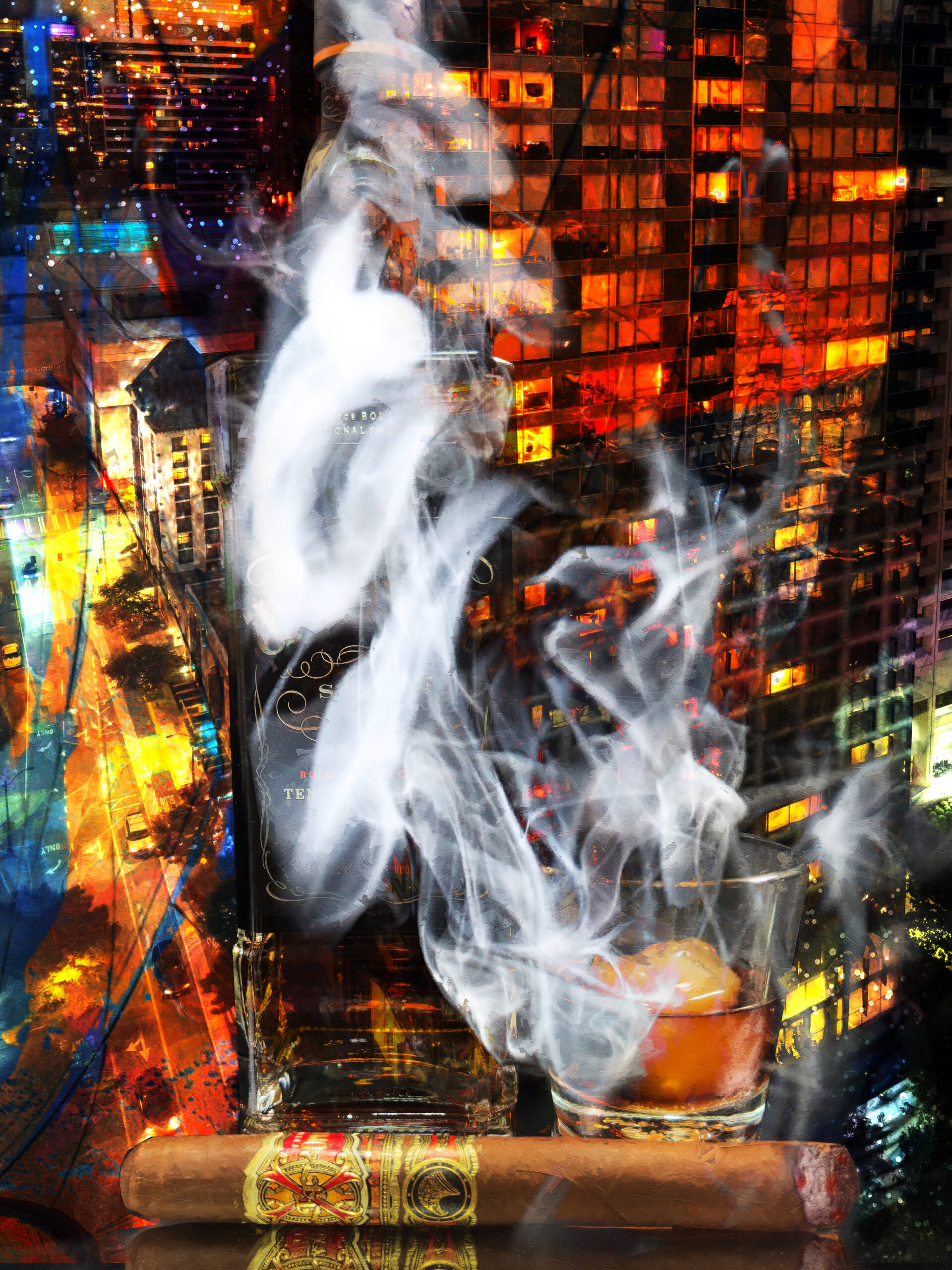 smoke and oak Ricci still life art