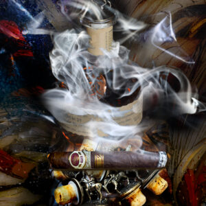 Smoke and Oak Padron Cigar Still Life