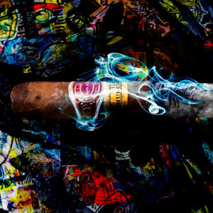 Cuban Cigar Graffiti Art
