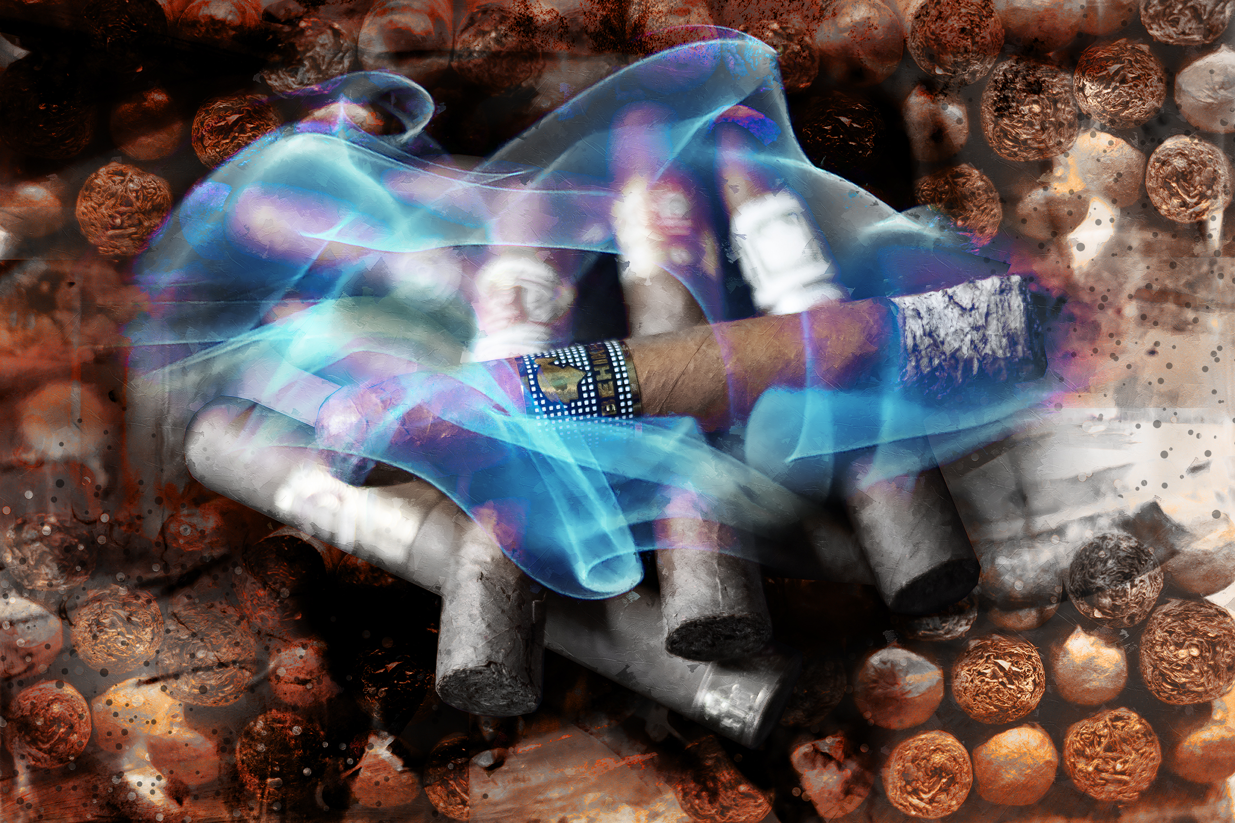Cuban Cigar Friends Art