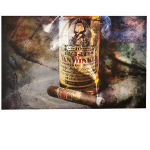 Opus X and 10 Year Pappy Signed Painting