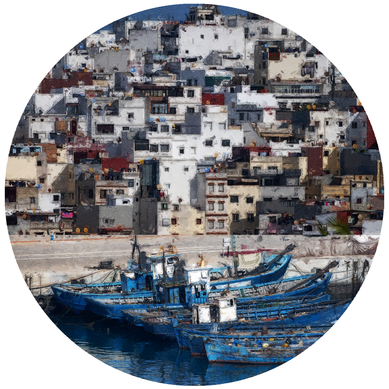 Boats In Tangier Morocco