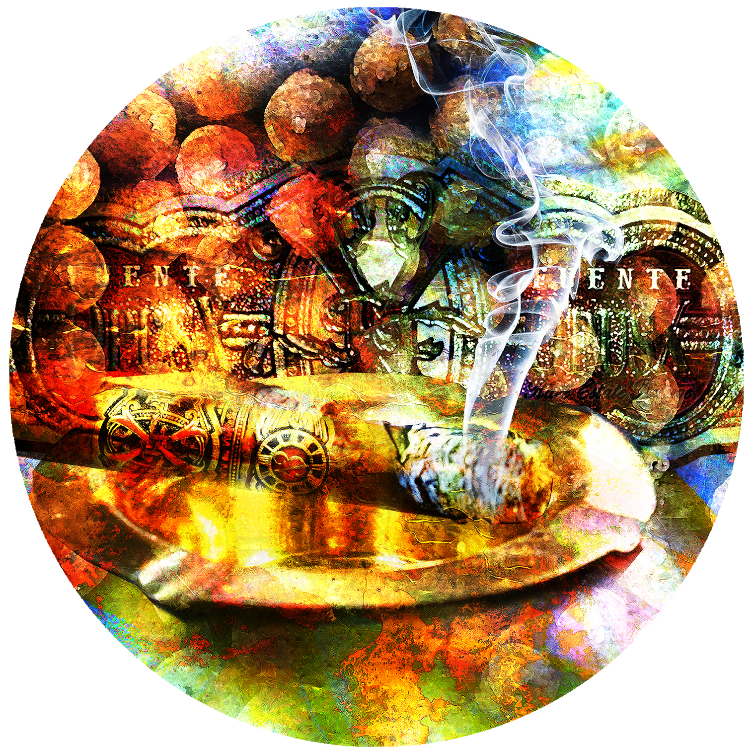 Arturo Fuente Opus X Cigar Abstract Fine Art